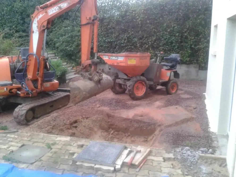 Aménagement extérieur à Gonneville-Le Theil